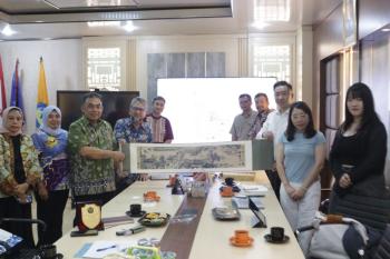 Delegasi HOPE International Kunjungi Unila Susun Rencana Kolaborasi Pendidikan